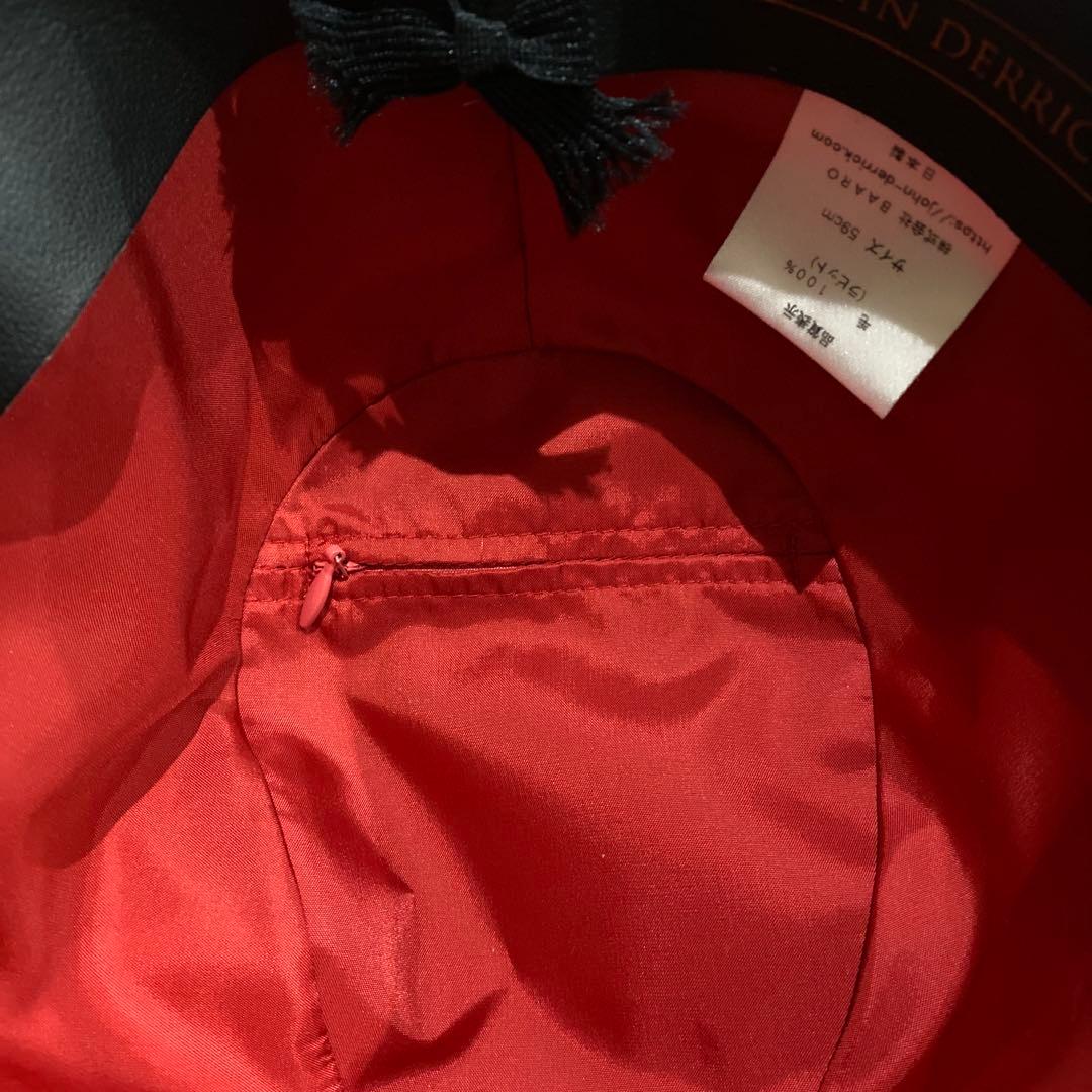 年内出品❗️JOHN DERRICK 無地ハット