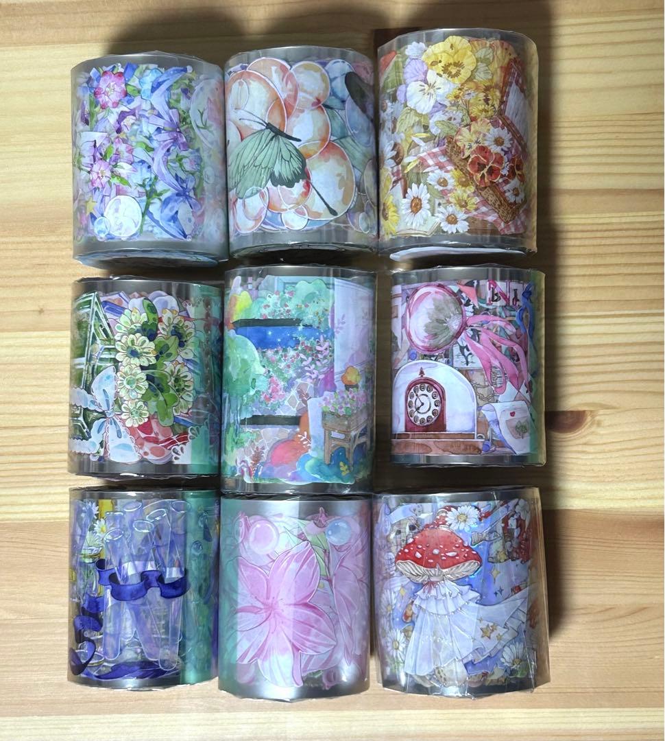 10m 海外マステ 巻売りセット