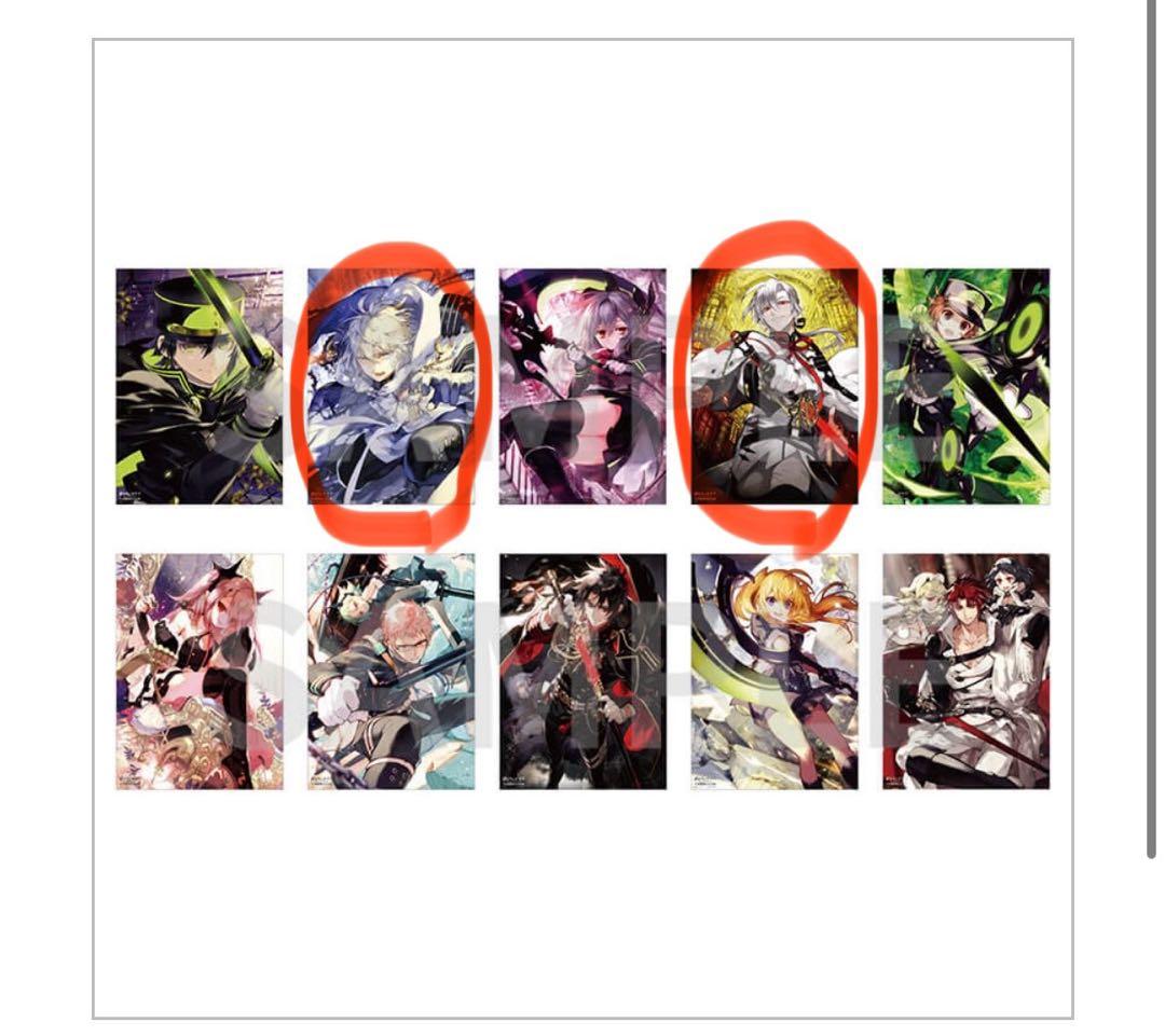 終わりのセラフ 10周年記念展 ポスター　3枚セット