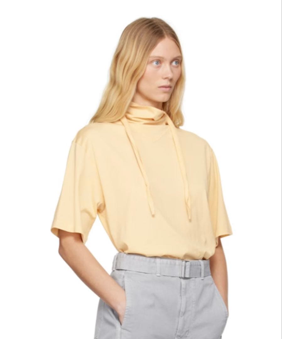 LEMAIRE FOULARD T-SHIRT LEMON GLAZE　M