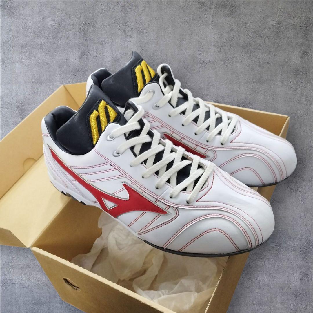 ［ビッグM］Mizunoミズノプロ 26cm スパイクホワイト/レッド新品未使用