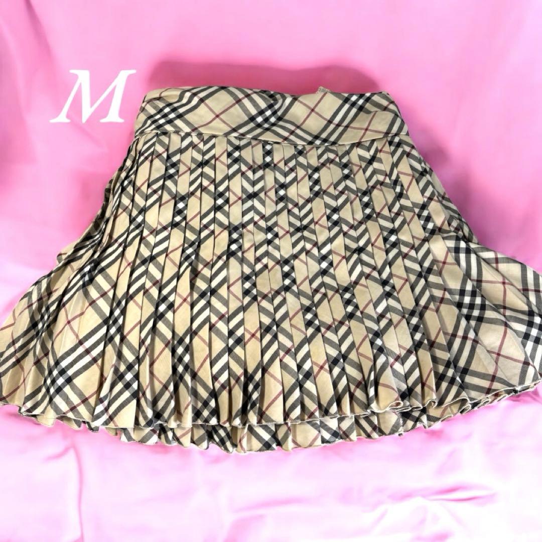 d*9様 ✨バーバリー　プリーツスカート　ミニスカート ノバチェック プリーツ