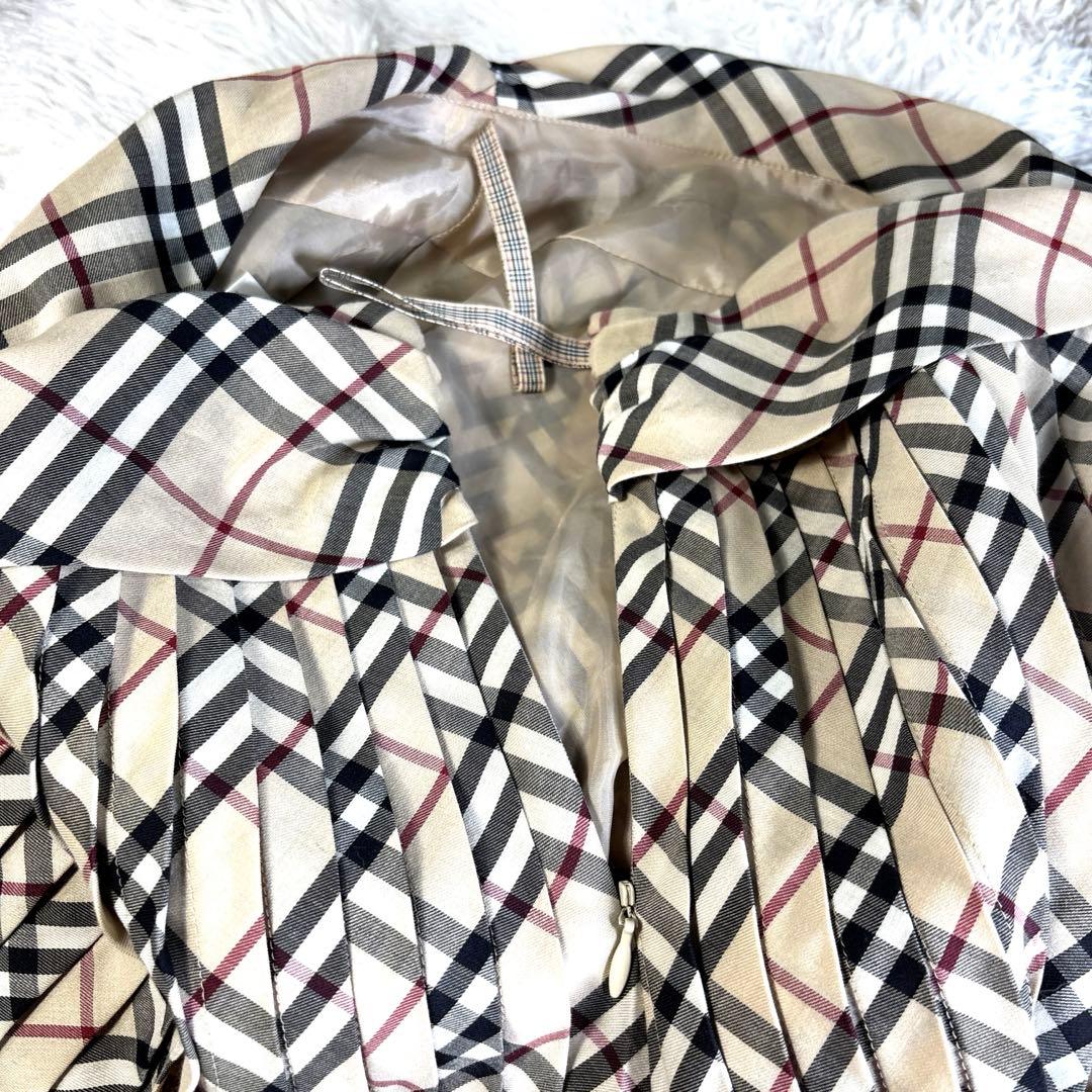 d*9様 ✨バーバリー　プリーツスカート　ミニスカート ノバチェック プリーツ