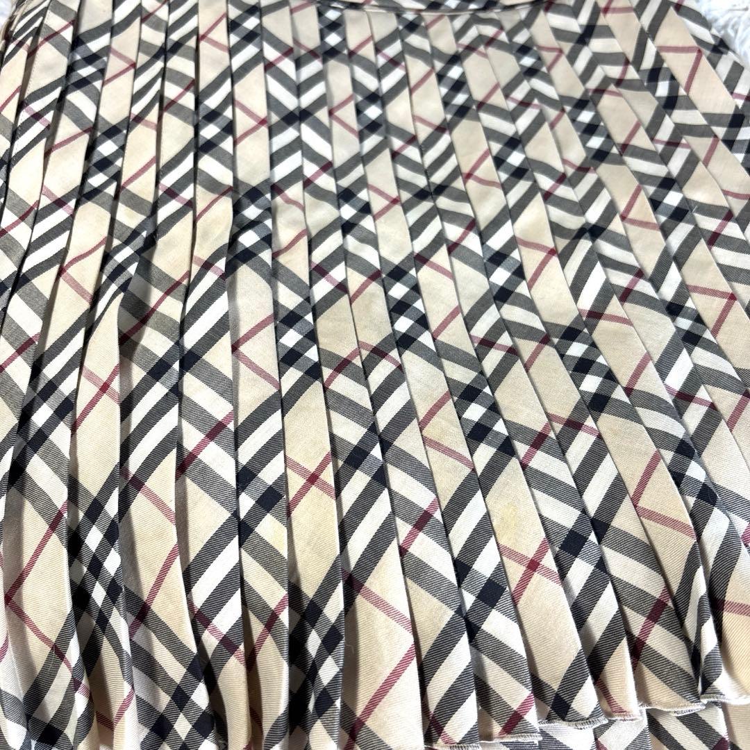 d*9様 ✨バーバリー　プリーツスカート　ミニスカート ノバチェック プリーツ