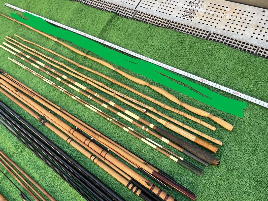 d*2様 ヘラ竿・竿掛け・竹竿 まとめ売り / 竿匠・湖友