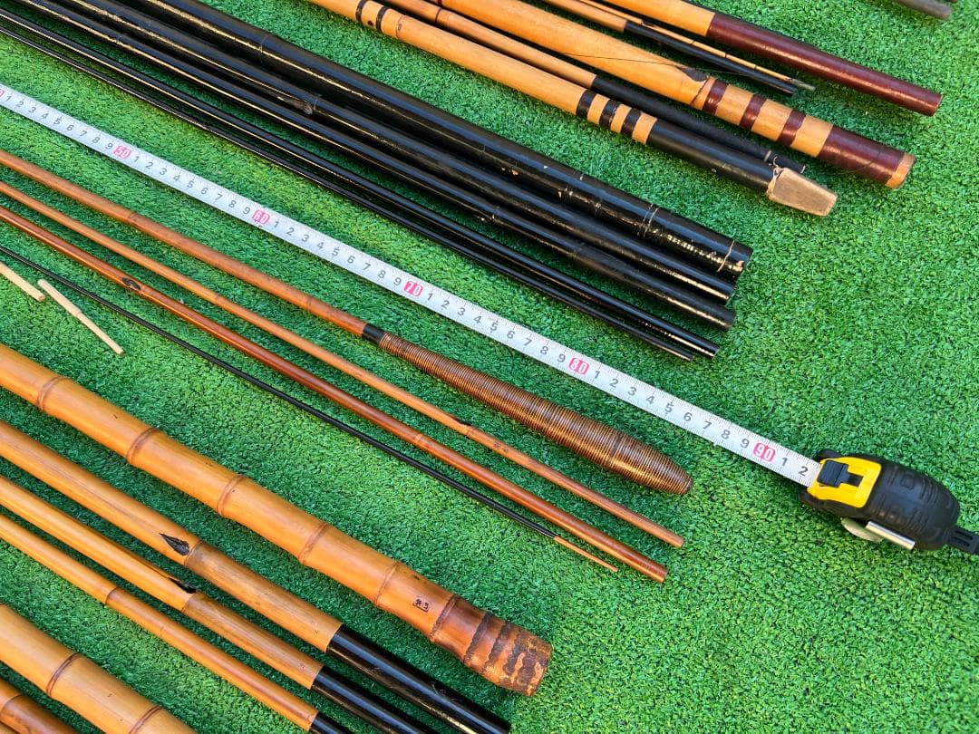 d*2様 ヘラ竿・竿掛け・竹竿 まとめ売り / 竿匠・湖友