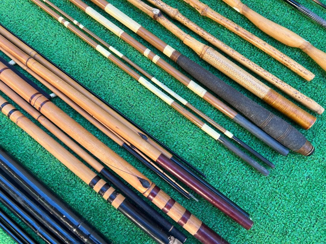 d*2様 ヘラ竿・竿掛け・竹竿 まとめ売り / 竿匠・湖友