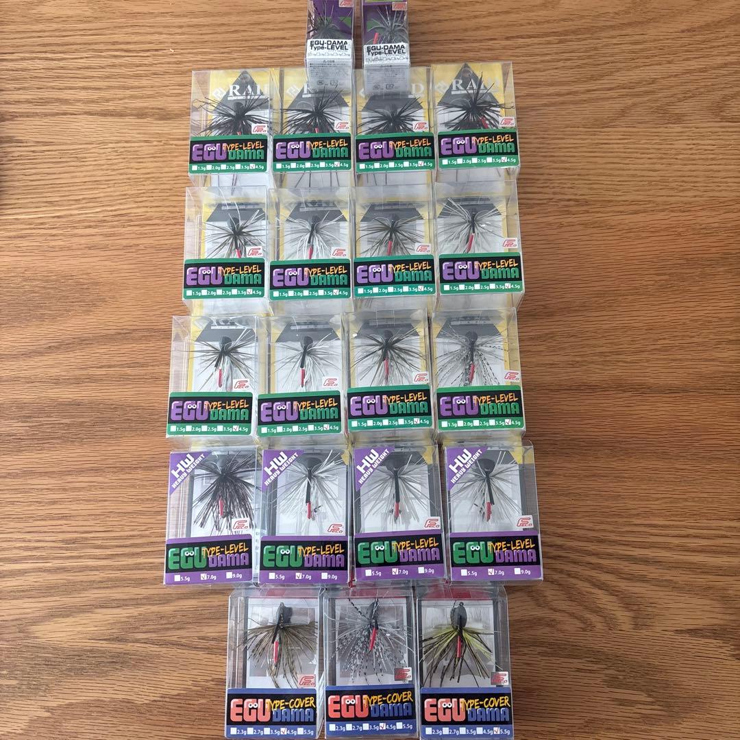 レイドジャパン　エグダマタイプレベル＆カバー21セット　吊るし爆釣スモラバ　格安