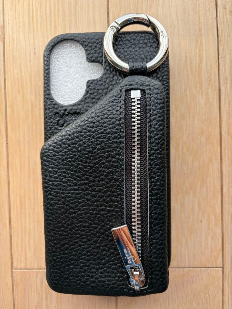 【未使用品】ajew iPhone16 ショルダーストラップ付ケース