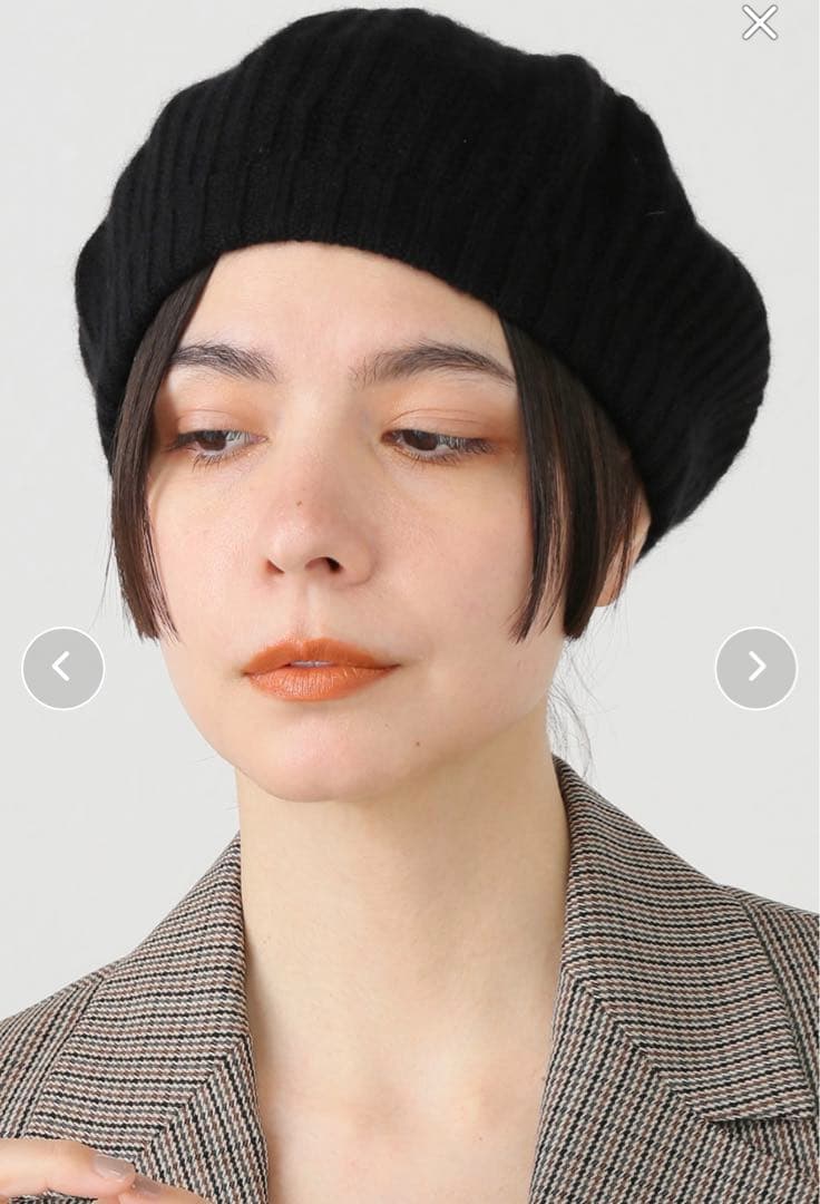 KIJIMA TAKAYUKI CASHMERE KNITBERET ベレー帽