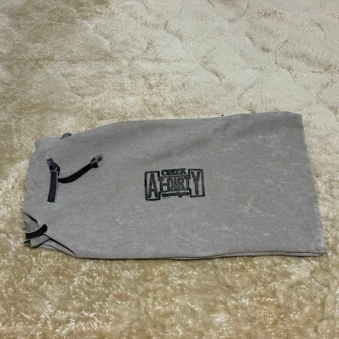 CREEK MOTORCYCLE x AT-DIRTY フリンジ ツールバッグ