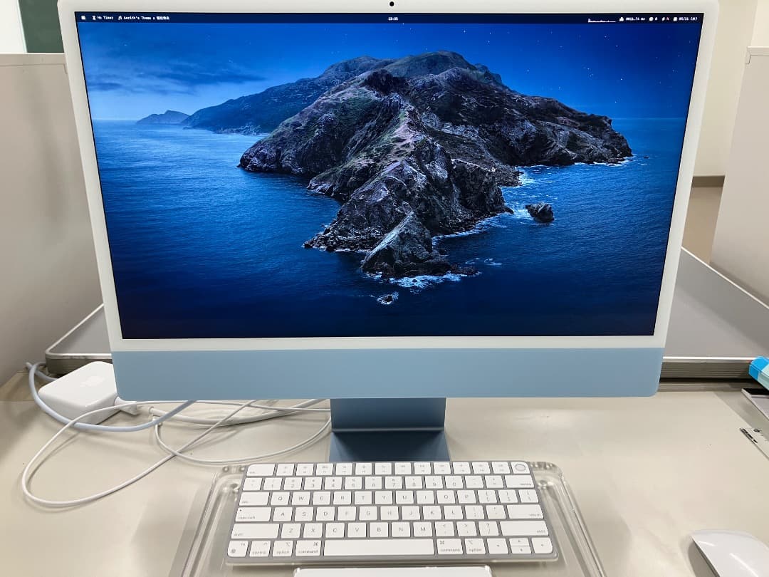 iMac 24インチ M1 ブルー (付属品多数)