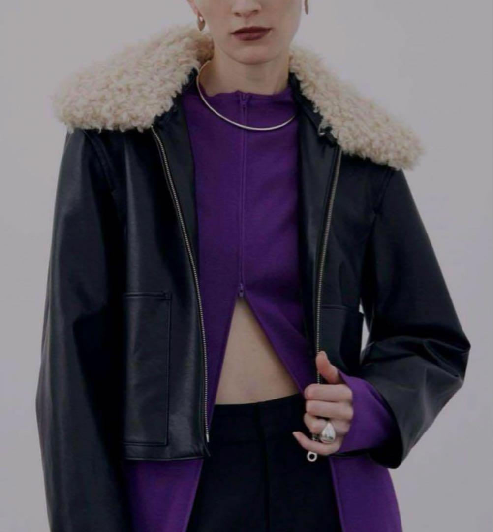 Ameri ファー付きライダース