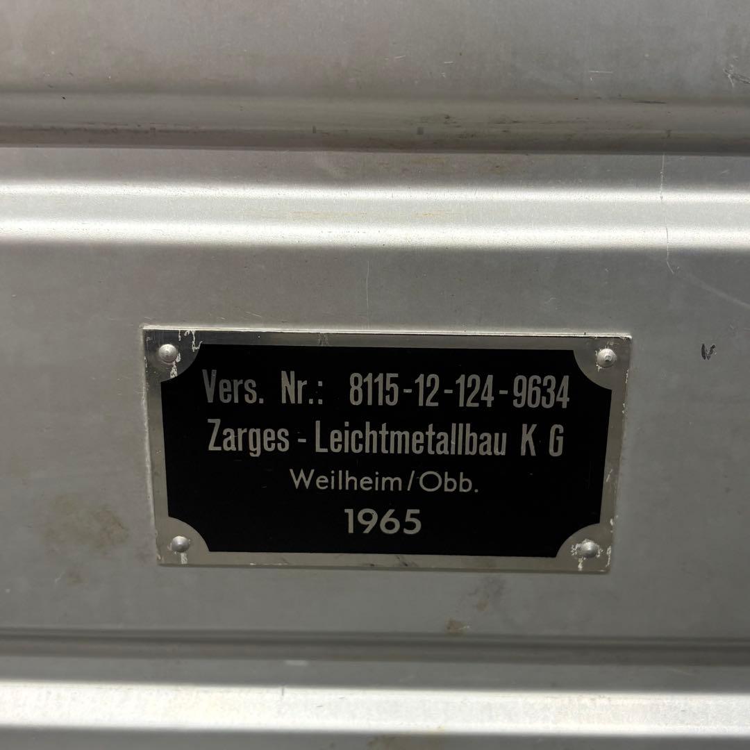 ZARGES ツァーゲス 1965 アルミコンテナ ドイツ軍 ドイツ製