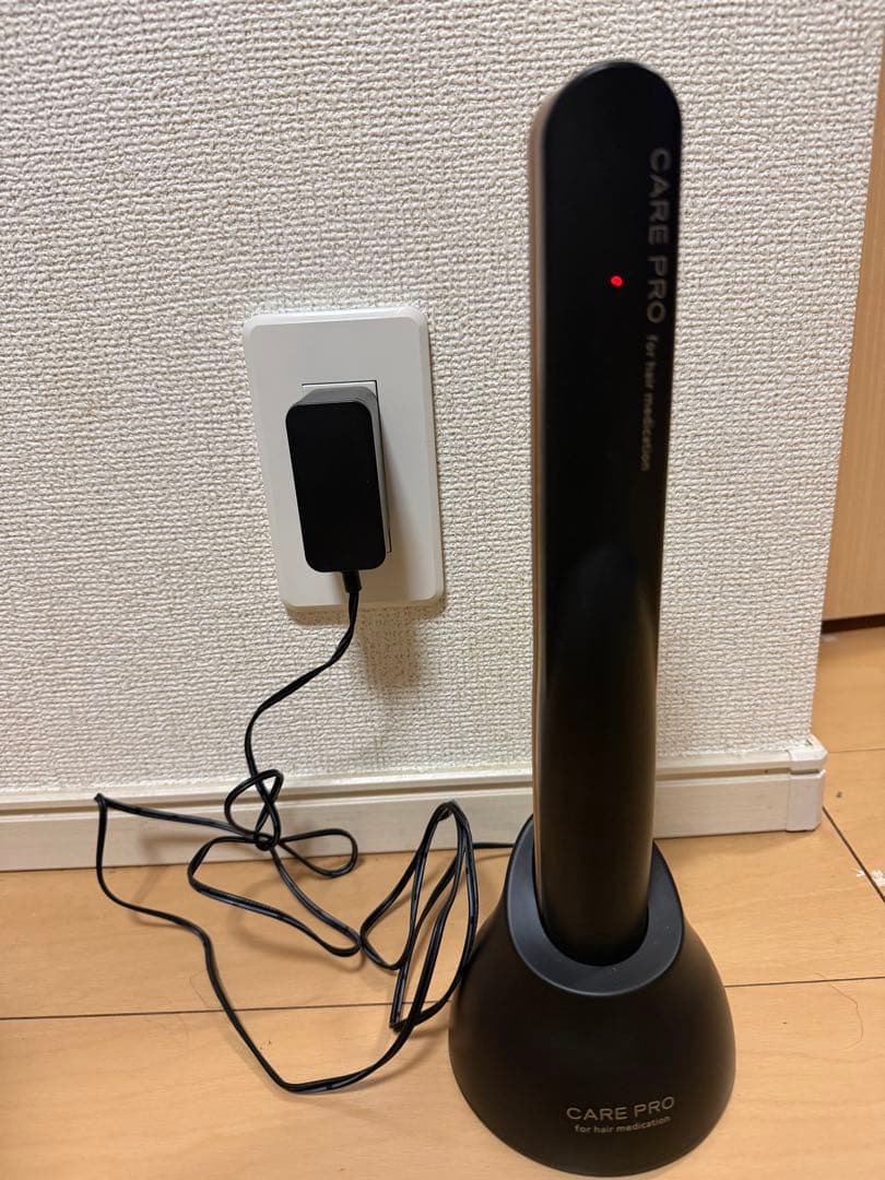 【動作確認済み】CARE PRO ケアプロ 超音波アイロン 美品 充電スタンド付