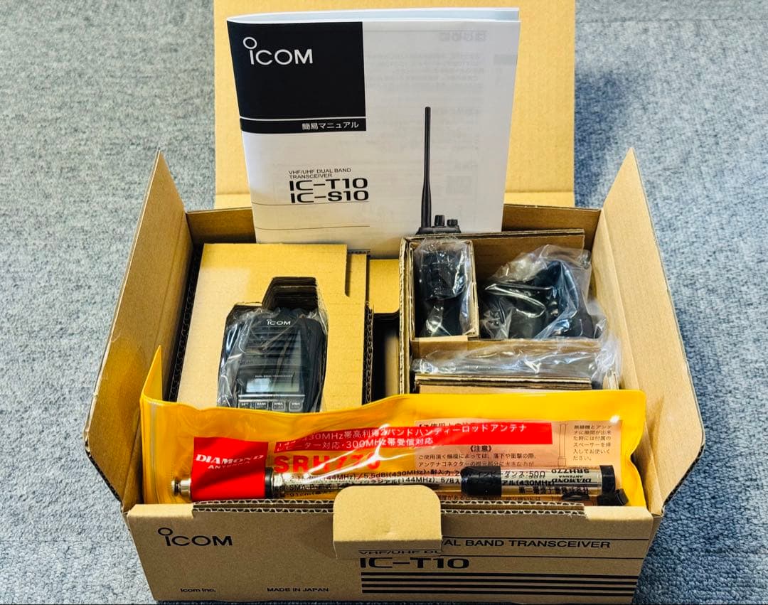 アイコム IC-T10・SRH770 アンテナセット