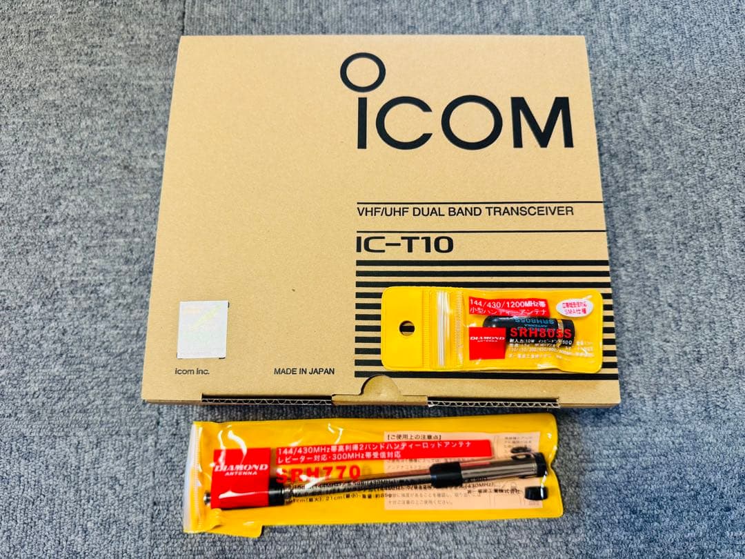 アイコム IC-T10・SRH770 アンテナセット