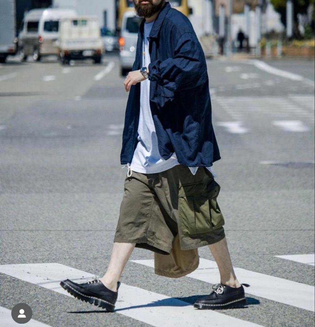 新品 nanamica ナナミカ Cargo Shorts khaki 34