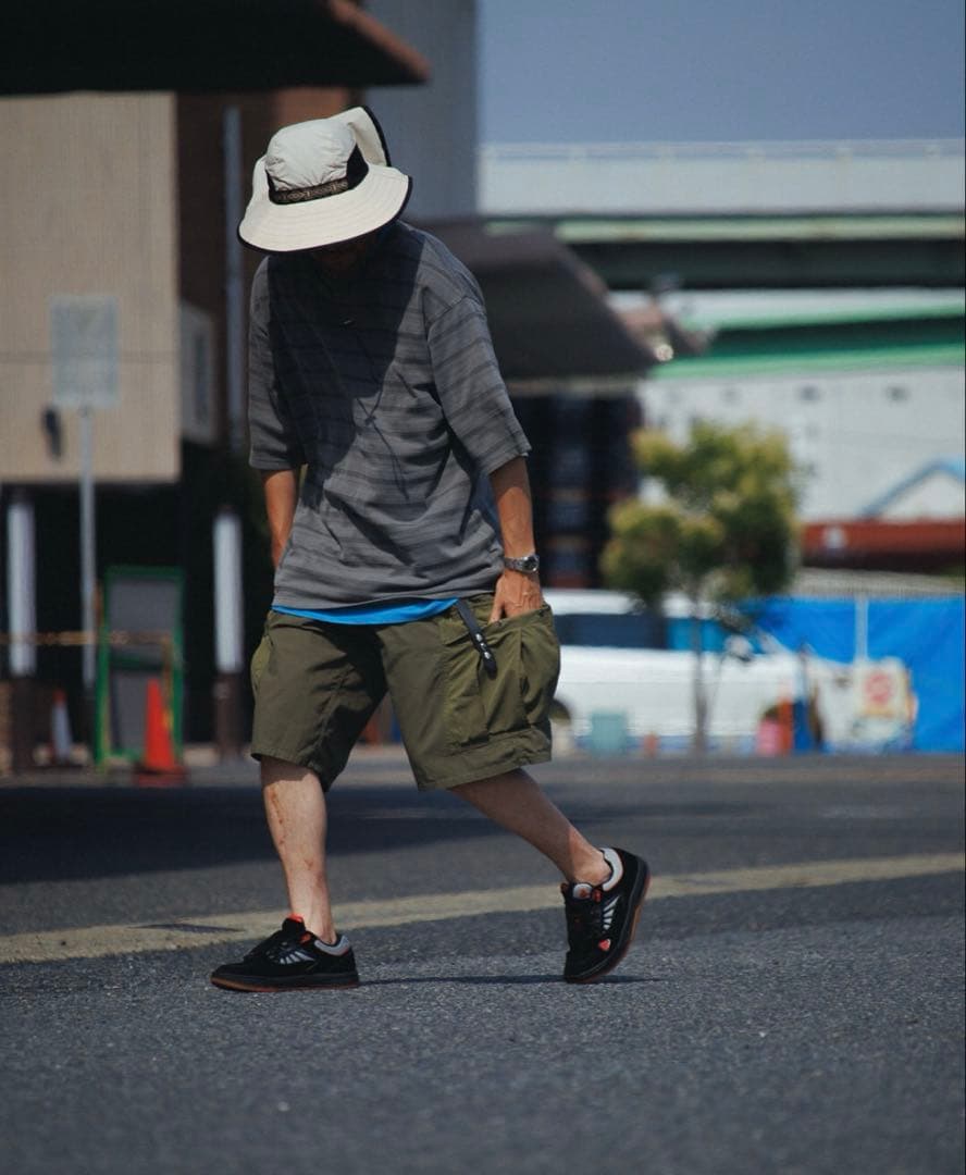 新品 nanamica ナナミカ Cargo Shorts khaki 34