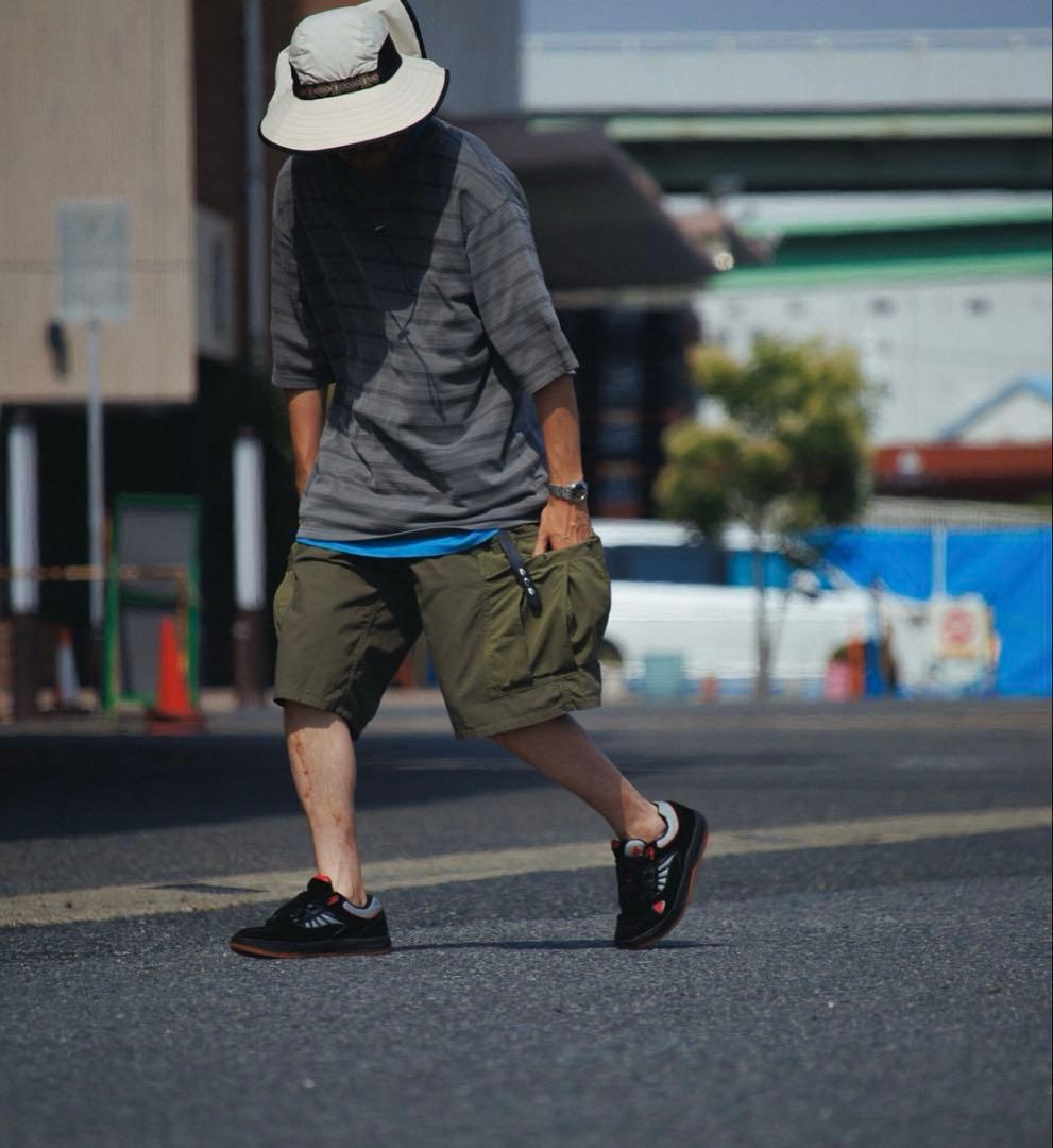 新品 nanamica ナナミカ Cargo Shorts khaki 34