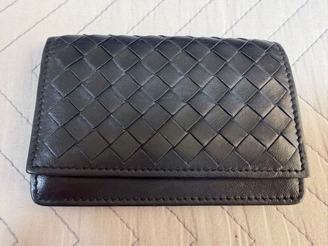 BOTTEGA VENETA ボッテガヴェネタ　名刺入れ 編み込みデザイン