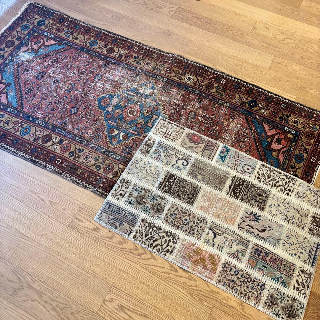 ヴィンテージラグ　2枚セット