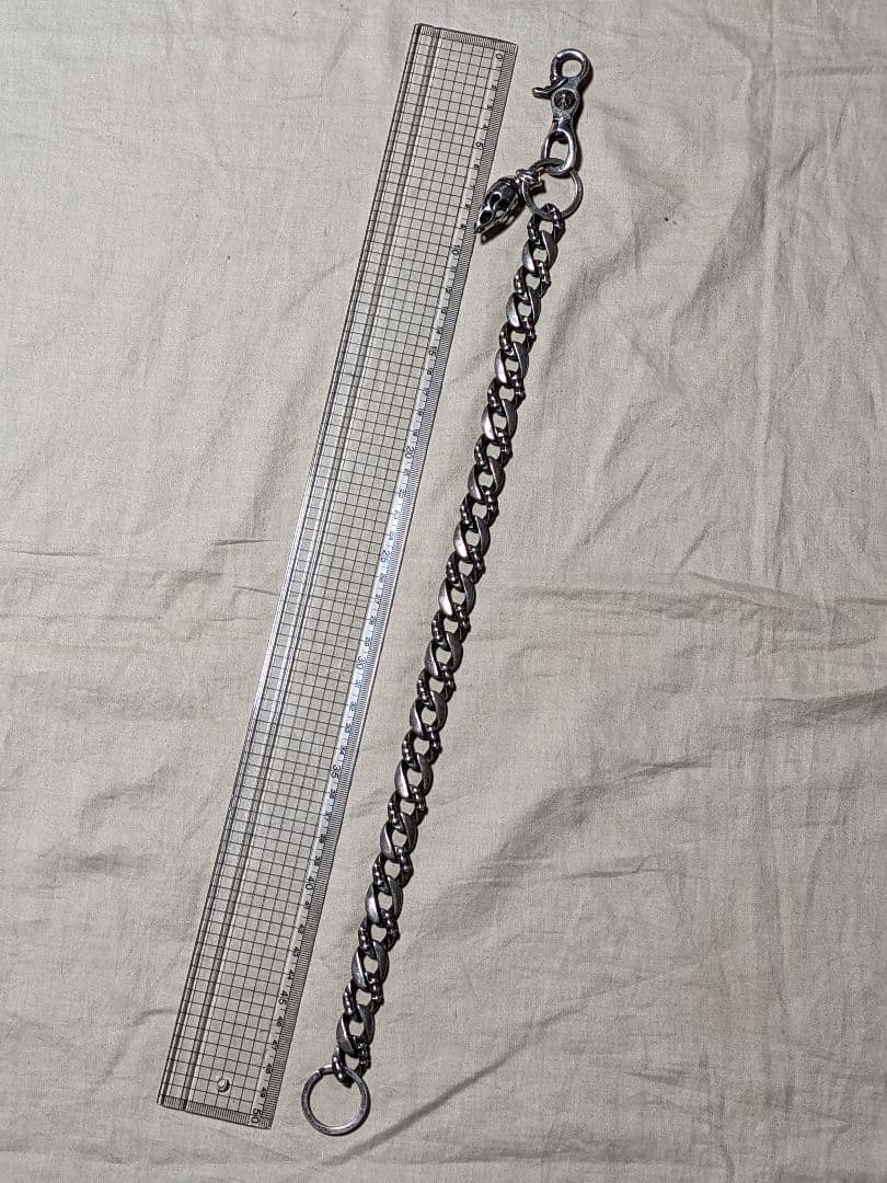 専用　シルバー925　ウォレットチェーン ネジ式チャーム護符入付き　ノーブランド