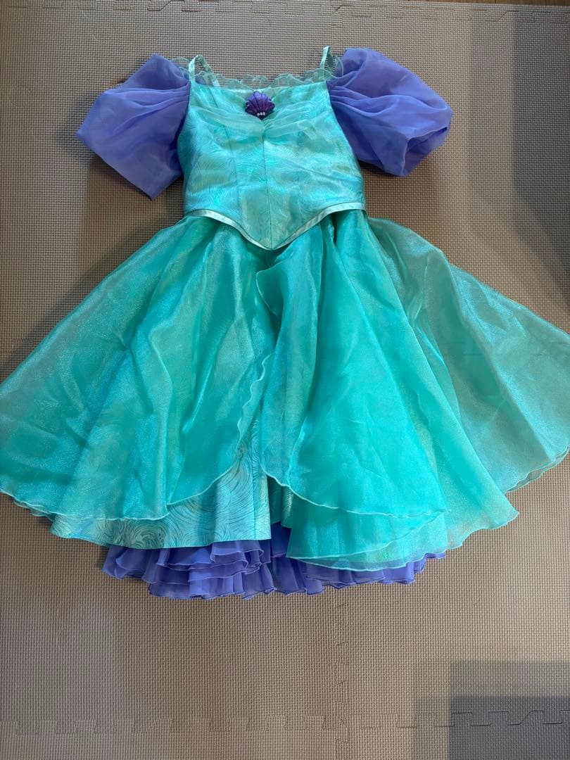 ディズニードレス 120cm アリエル　ビビディバビディブティック