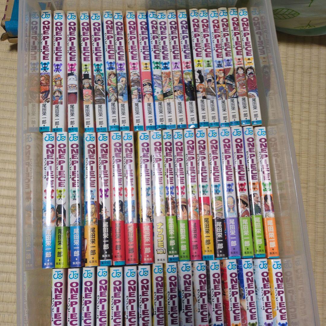 ONE PIECE ワンピース1〜62巻セット+おまけ　　1～3以外は全巻初版