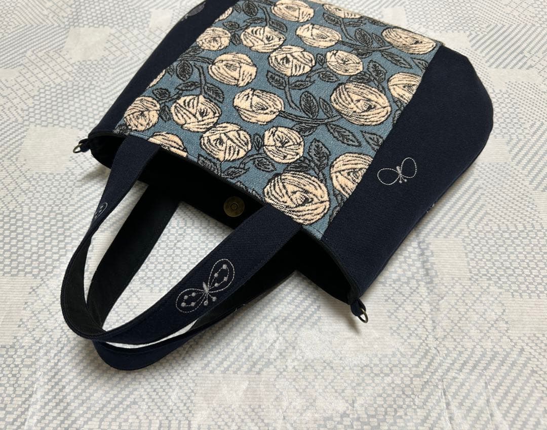 ハンドメイド＊ミナペルホネン＊rosy＋choucho＊コロりんトート