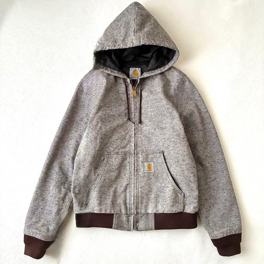 【専用】カーハート アクティブジャケット ウール混 ネップツイード パーカー