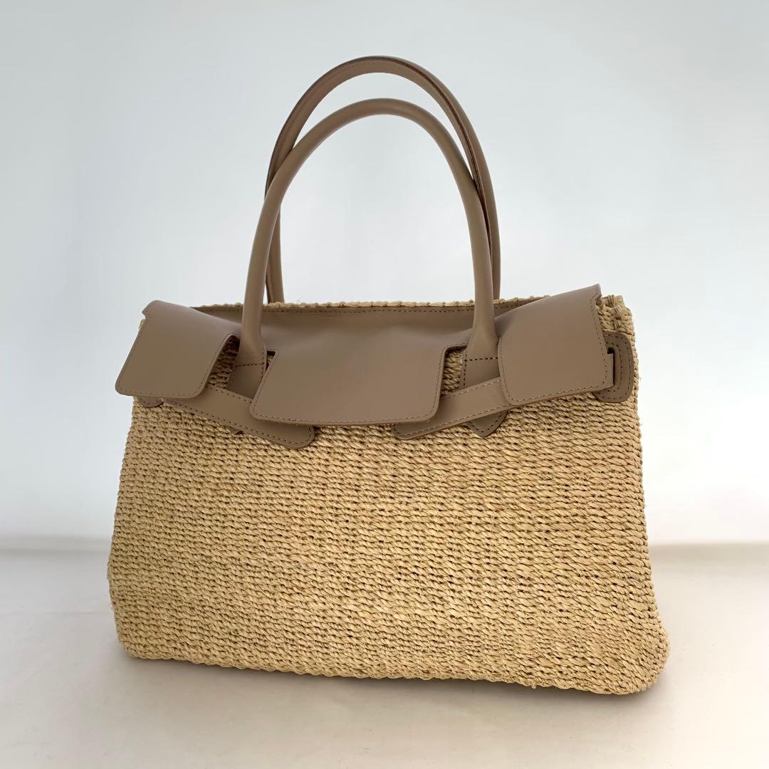 【未使用品】the bagmati カゴバッグ レザー ザバグマティ