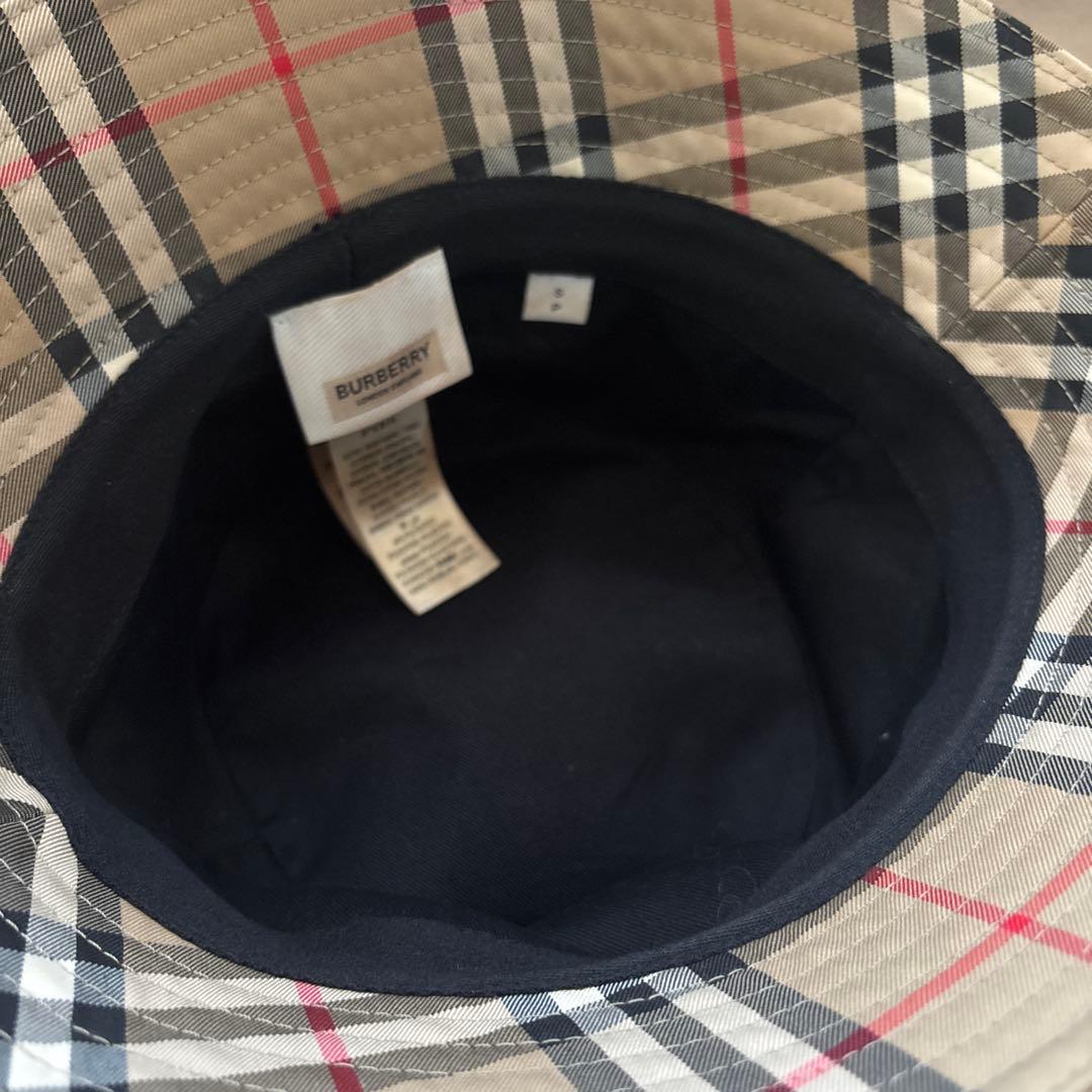 BURBERRY チェック柄 バケットハット S