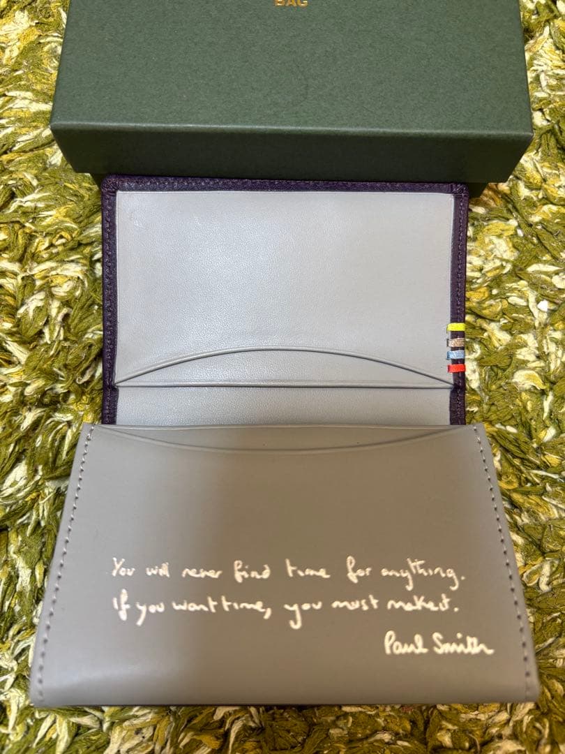 新品/未使用　Paul Smith 名刺入れ(箱付き)