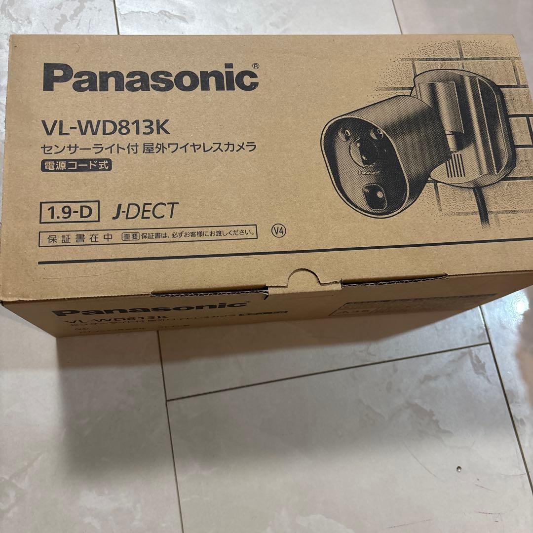 パナソニック　センサーライト付き屋外ワイヤレスカメラ　VL-WD813K