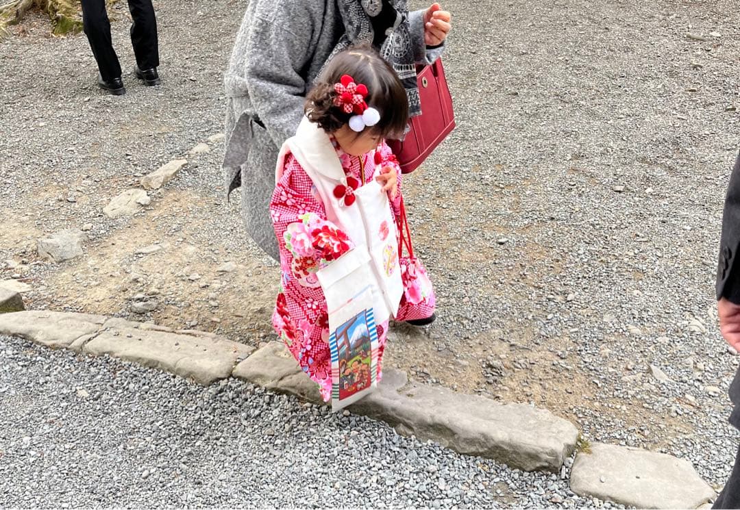 3歳　七五三　女の子　被布　フルセット