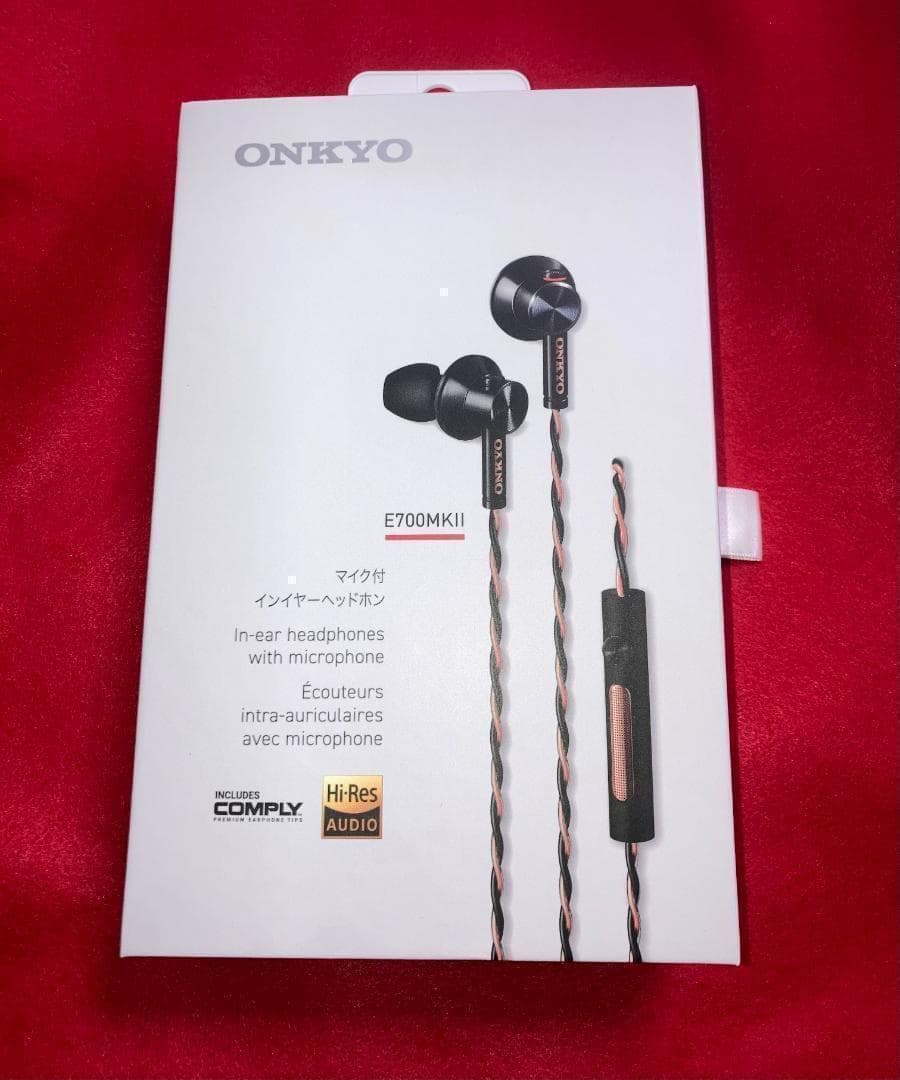 新品 未開封 高音質 ONKYO E700MK2(BK)