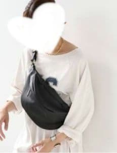 フレームワーク　オウレンティレザー ボディバッグ 黒