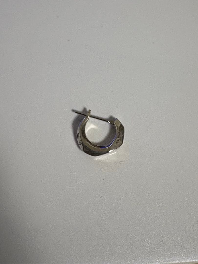 GARNI シルバー フープピアス　アクセサリーケース付き