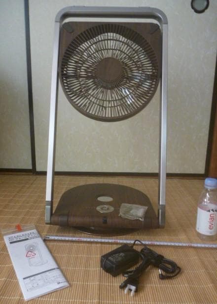 zuu。ドウシシャ☆折りたたみ扇風機◎新品＆木目調の希少品!!!