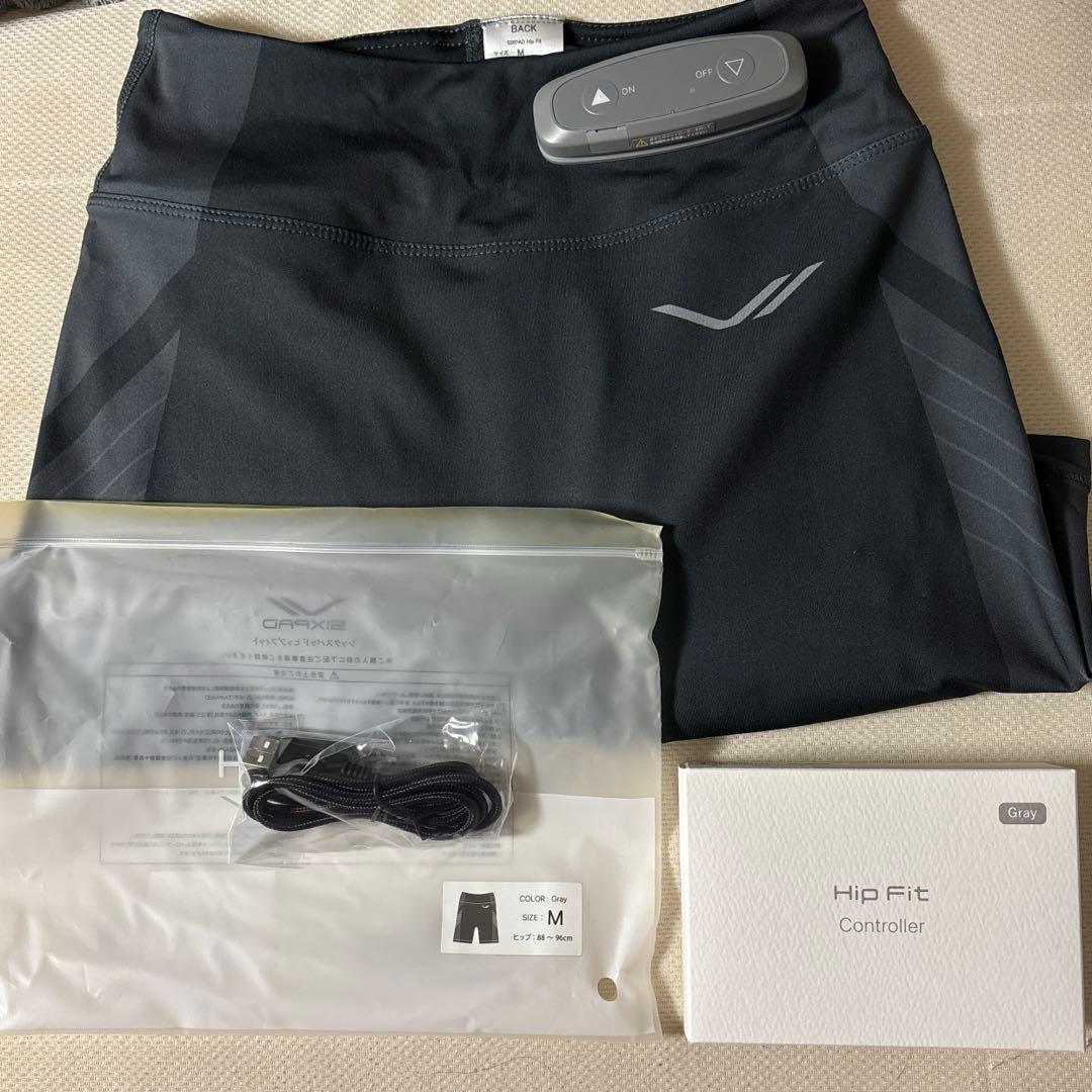 SIXPAD ヒップフィット Mサイズ グレー　コントローラー付き　Hi Fit