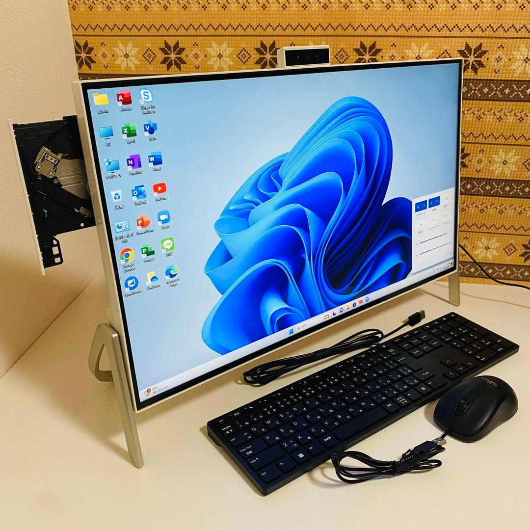 Y727 FujitsuデスクトップSSD高速23インチ Windows11
