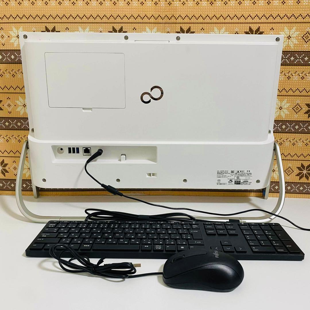 Y727 FujitsuデスクトップSSD高速23インチ Windows11