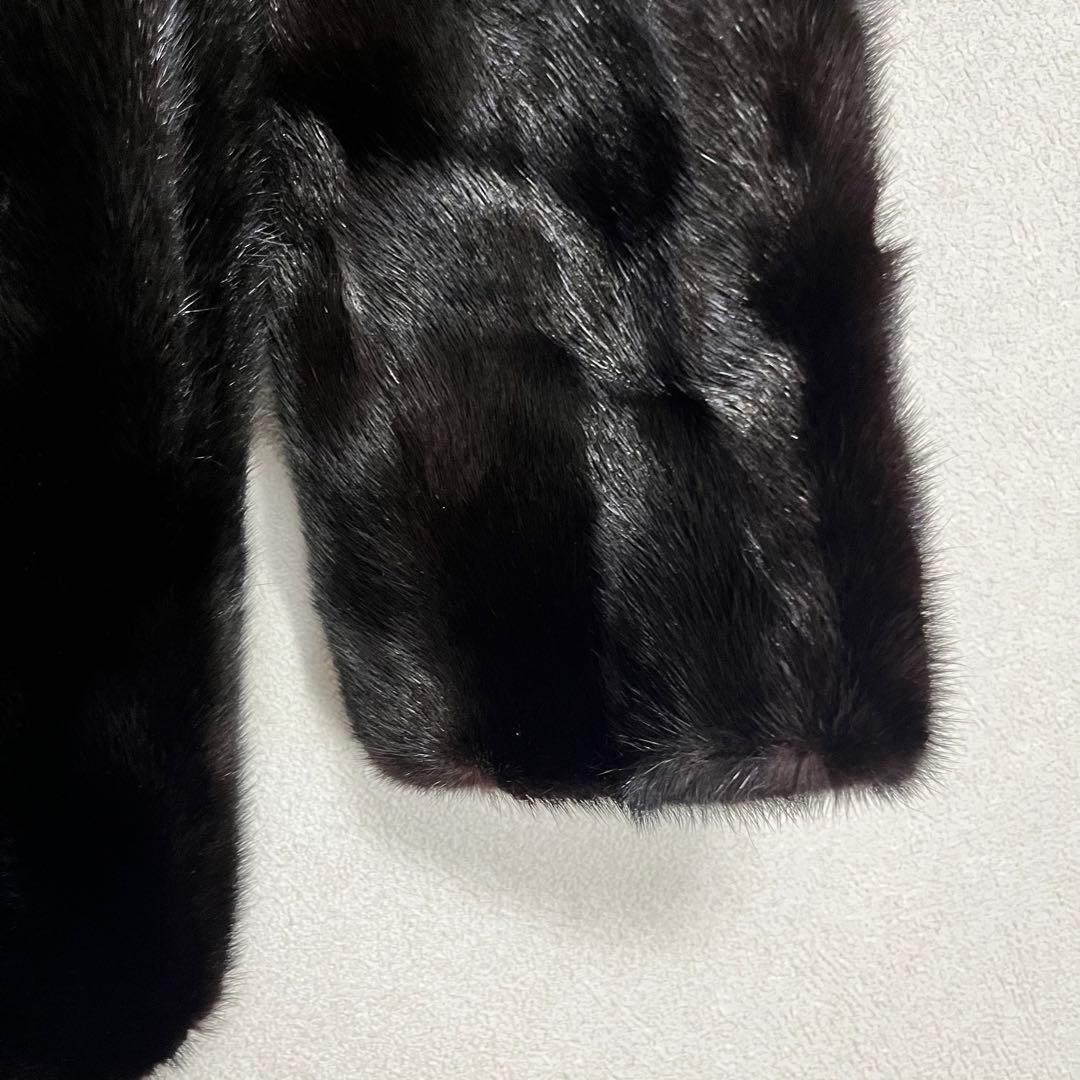 SAGAMINK 毛皮 ブラック ダークブラウン ミンク