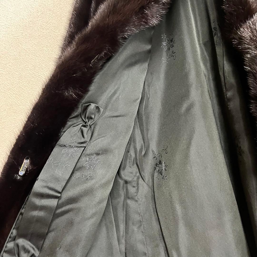 SAGAMINK 毛皮 ブラック ダークブラウン ミンク