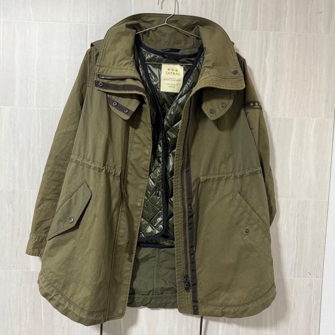 TATRAS タトラス ミリタリーダウンコート 01 カーキ