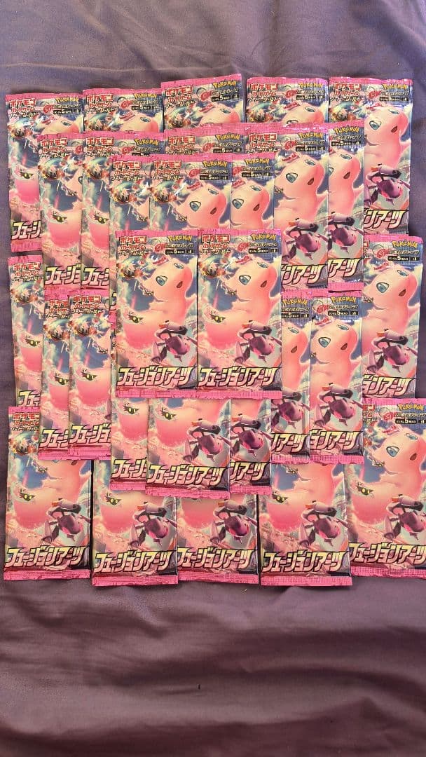 ポケモンカード　フュージョンアーツ　バラパック　計37点