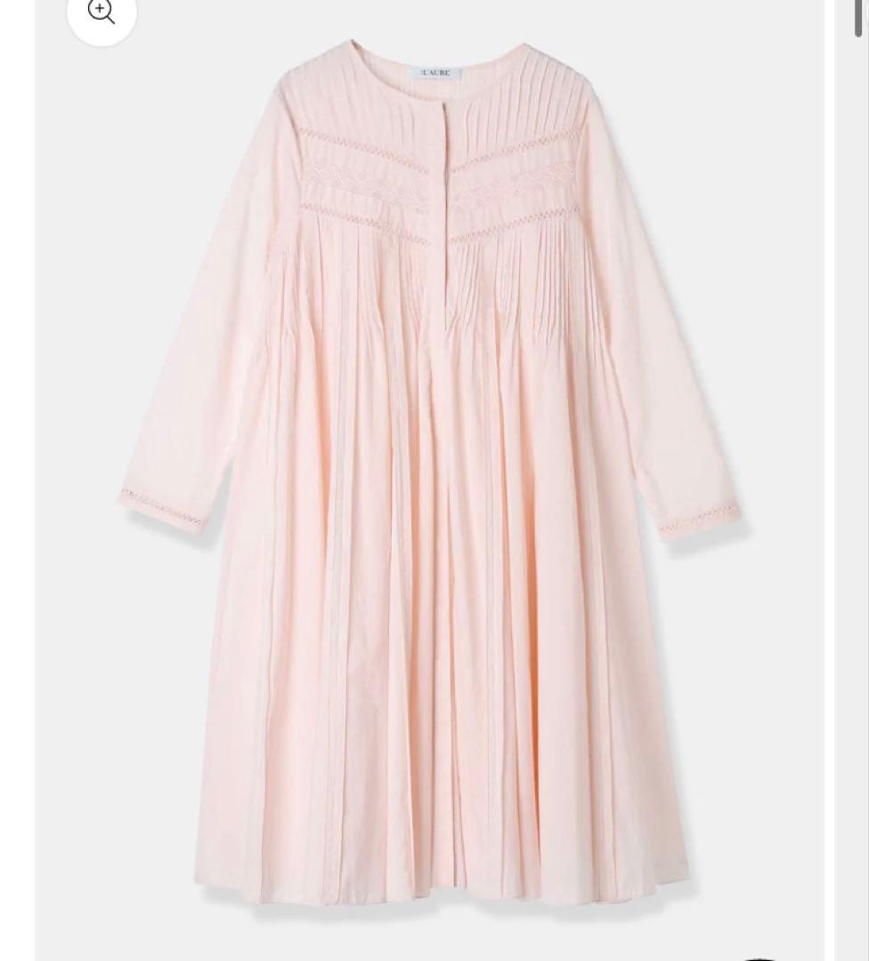 ワンピース laubeblanc Pin-tuck Lace Mini Dress