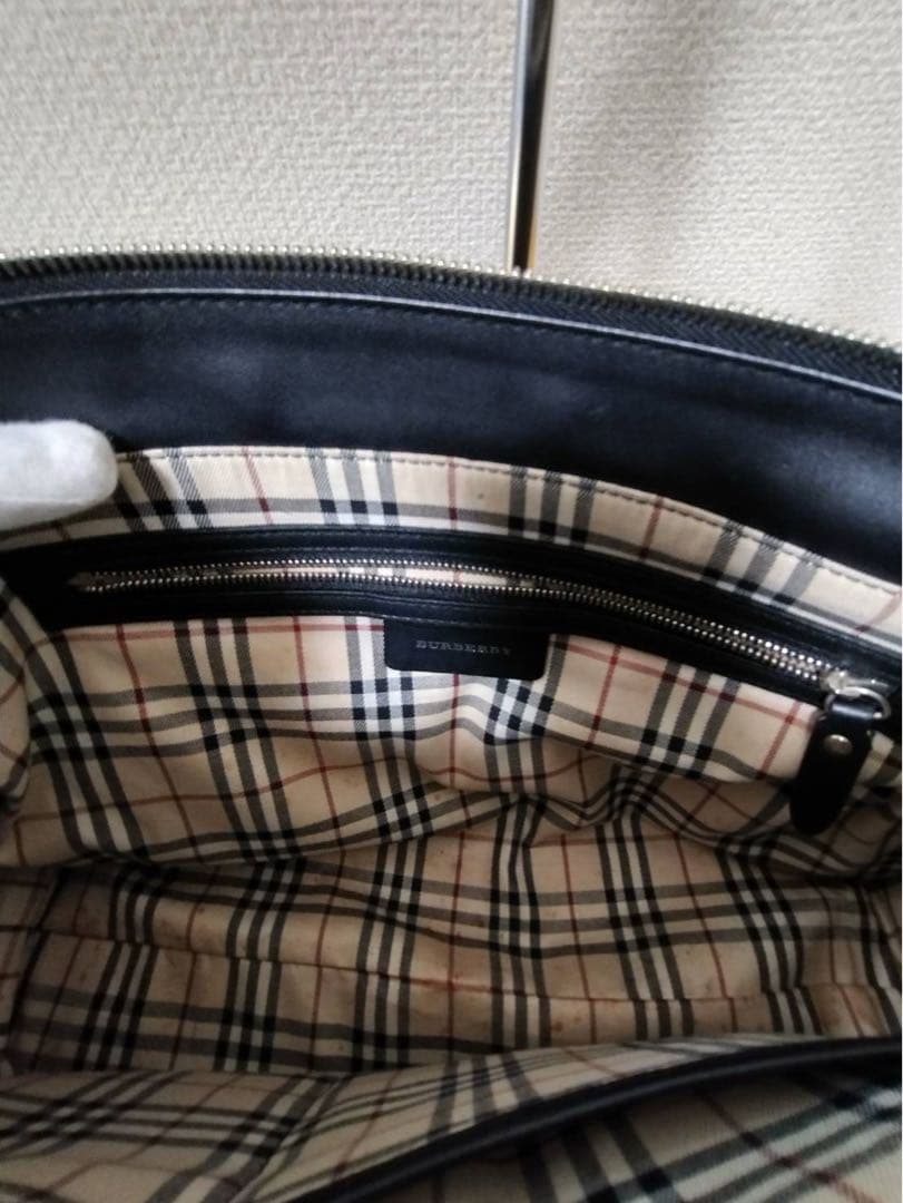 Burberry ビジネス　黒 バーバリー　トート