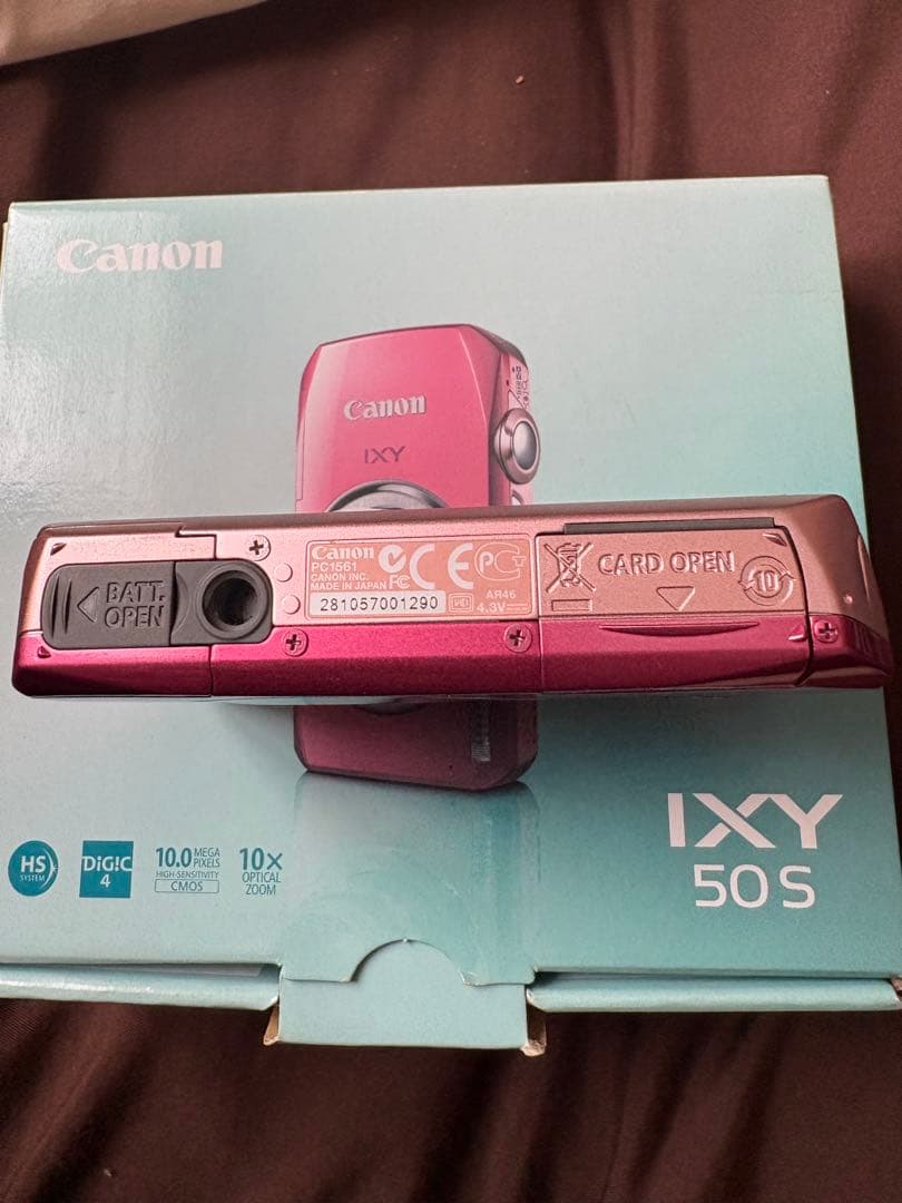希少 レア CANON IXY50S コンパクトデジタルカメラ ピンク